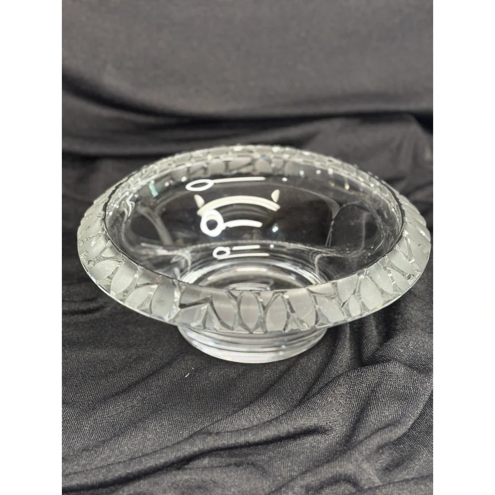 Vintage Round Mikasa Crystal 11